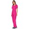 Cherokee WW610 Revolution Mock Wrap Top, Electric Pink, Small