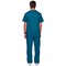 Cherokee Revolution WW670 V Neck Scrub Top, Caribbean Blue, Size 2XL