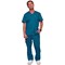 Cherokee Revolution WW670 V Neck Scrub Top, Caribbean Blue, Size XL