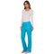 Cherokee Revolution WW110 Women's Mid-Rise Cargo Scrub Trousers, Turquoise, Medium