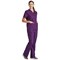 Dickies Signature V-neck Scrub Top, Eggplant Purple, 3XL