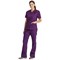 Dickies Signature V-neck Scrub Top, Eggplant Purple, 3XL