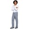 Cherokee Unisex Drawstring Scrub Trousers, Pale Grey, 2XL