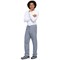 Cherokee Unisex Drawstring Scrub Trousers, Pale Grey, Large