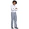 Cherokee Unisex Drawstring Scrub Trousers, Pale Grey, XL