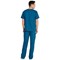 Dickies Signature Unisex Scrub Top, Caribbean Blue, 2XL