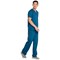 Dickies Signature Unisex Scrub Top, Caribbean Blue, Medium