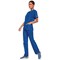 Cherokee Unisex Scrub Top, Galaxy Blue, XL