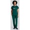 Barco One Flux Scrub Top, Hunter Green, 2XS