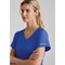 Skechers Female V Neck Scrub Top, Galaxy Blue, Large