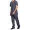 Cherokee Professional V-Neck Scrub Top, Pewter Grey, 3XL