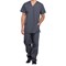 Cherokee Professional V-Neck Scrub Top, Pewter Grey, XS