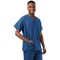 334LW Unisex Lightweight Scrub Top, Cornflower, Size 3XL