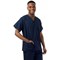 334LW Unisex Lightweight Scrub Top, Navy, Size XS