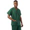 334LW Unisex Lightweight Scrub Top, Bottle Green, Size Large