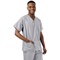 334LW Unisex Lightweight Scrub Top, Pale Grey, Size XL