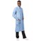 Work In Style Professional Howie Lab Coat, Unisex, Sky Blue, 34 Tall