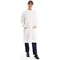 Work in Style Flame Retardant Lab Coat, Unisex, White, Large