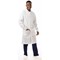 Work in Style Flame Retardant Lab Coat, Unisex, White, Medium