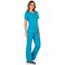 Cherokee Revolution WW610 Mock Wrap Top, Turquoise, Small