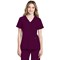 Cherokee Originals Ultra Female V-neck Scrub Top, Wine Red, Medium