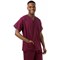 334LW Unisex Lightweight Scrub Top, Maroon, Size 3XL