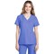Cherokee Originals Ultra Female V-neck Scrub Top, Ceil Blue, 2XS