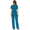 Cherokee WW610 Revolution Mock Wrap Top, Caribbean Blue, Large