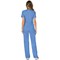 Cherokee WW610 Revolution Mock Wrap Top, Ceil Blue, Small