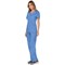 Cherokee WW610 Revolution Mock Wrap Top, Ceil Blue, XL