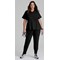 Barco One Pulse Scrub Top, Black, Small