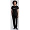 Barco One Flux Scrub Top, Black, 2XS