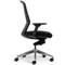 Bestuhl J1 Mesh Task Chair, Chrome Base, Height Adjustable Arms, Black