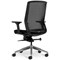 Bestuhl J1 Mesh Task Chair, Chrome Base, Height Adjustable Arms, Black