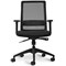 Bestuhl S30 High Back Mesh Task Chair, Height Adjustable Arms, Black/Grey Stripes
