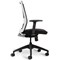 Bestuhl S30 High Back Mesh Task Chair, Height Adjustable Arms, White/Black