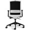 Bestuhl S30 High Back Mesh Task Chair, Height Adjustable Arms, White/Black