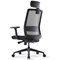 Bestuhl S30 High Back Mesh Task Chair, Headrest, Height Adjustable Arms,