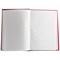 Everyday Casebound Notebook, A4, Ruled & Indexed A-Z, 160 Pages, Red, Pack of 5