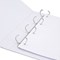 Presentation Ring Binder, A4, 4 D-Ring, 40mm Capacity, White, Pack of 10