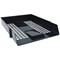 Everyday Plastic Letter Trays, Black, Pack of 12