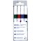 Assorted Whiteboard Markers, Chisel Tip, Pack of 4