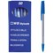 Ballpoint Pens, Blue, Pack of 50