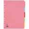 Everyday Subject Dividers, 5-Part, Blank Multicolour Tabs, A4, Multicolour