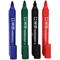 Assorted Permanent Marker Bullet Tip (Pack of 4)