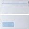 DL Envelopes, Window, Self Seal, 90gsm, White, Pack of 1000