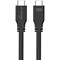 Mediarange USB Type-C Charge And Sync Cable, USB 3.2, 3m Black Mediarange USB Type-C Charge And Sync Cable, USB 3.2, 3m Black