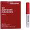 Red Whiteboard Marker, Bullet Tip, Pack of 10