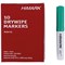 Green Whiteboard Marker, Bullet Tip, Pack of 10