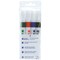 Assorted Whiteboard Markers, Bullet Tip, Pack of 4